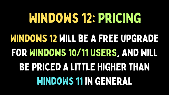 Windows 12 - Pricing