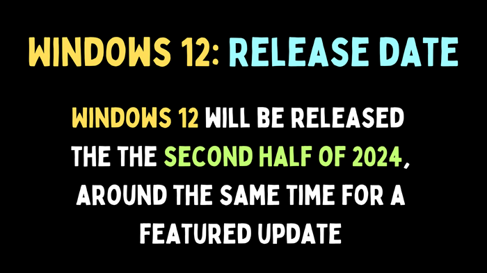 Windows 12 - Release date